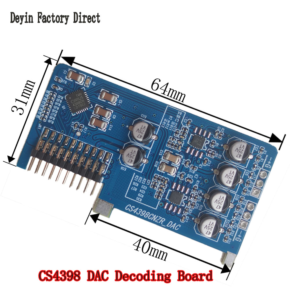 CS4398 DAC-decoderingskaart CS - Dac Board recensie en prijs