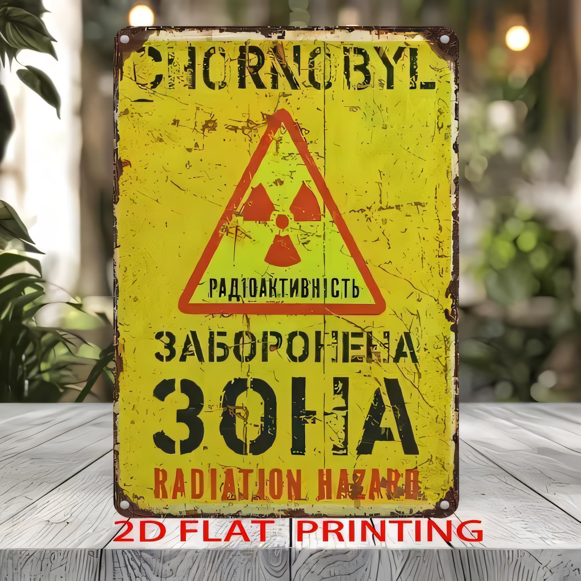 Tin Sign Stralingsgevaar Waars - Heatsink Aluminum recensie en prijs