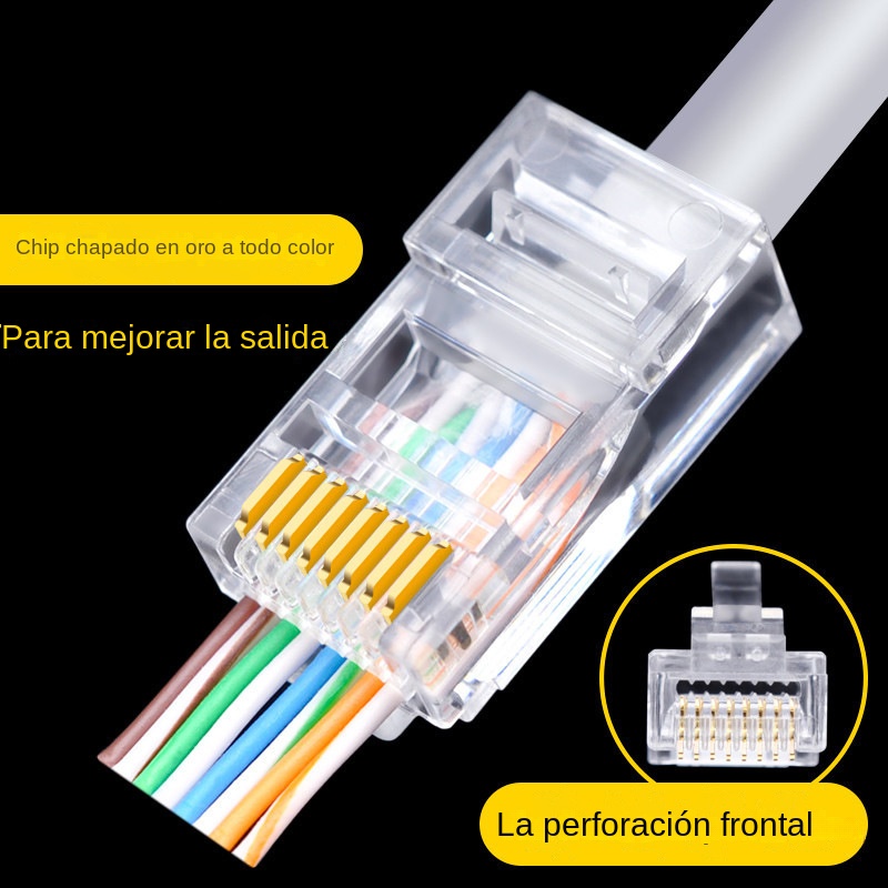 100 stks Cat6 Cat6e CAT5e RJ45 - Rj45 Jack recensie en prijs