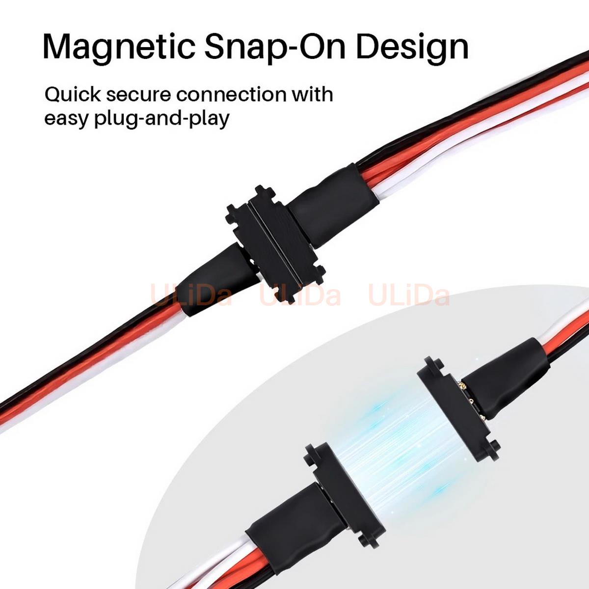 3-Pin Magnetische Snap-on 1 to - Rca Cable recensie en prijs
