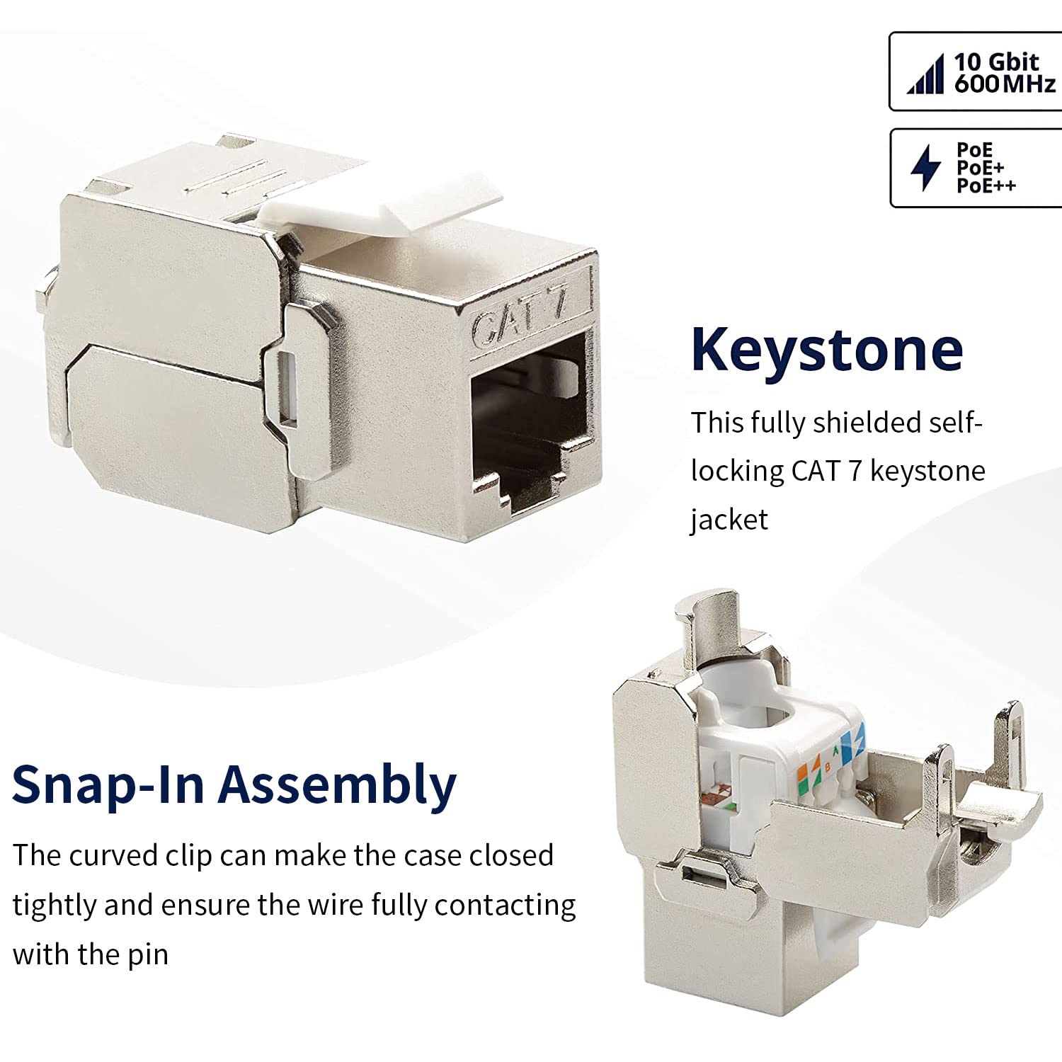 ZOERAX Cat6a Cat7 Keystone Jac - Rj45 Jack recensie en prijs